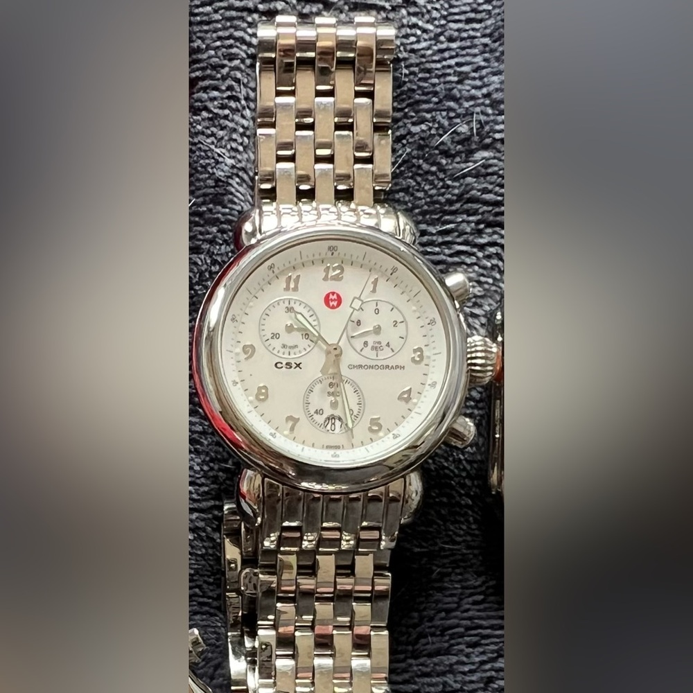 Beautiful Michele stainless steel watch